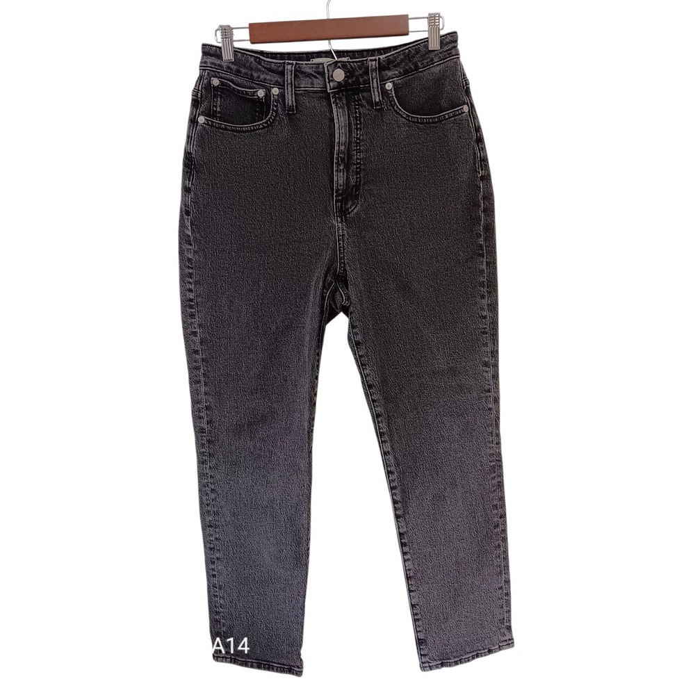 Madewell Jeans 29 Curvy Perfect Vintage Black Banner Wash NA883‎